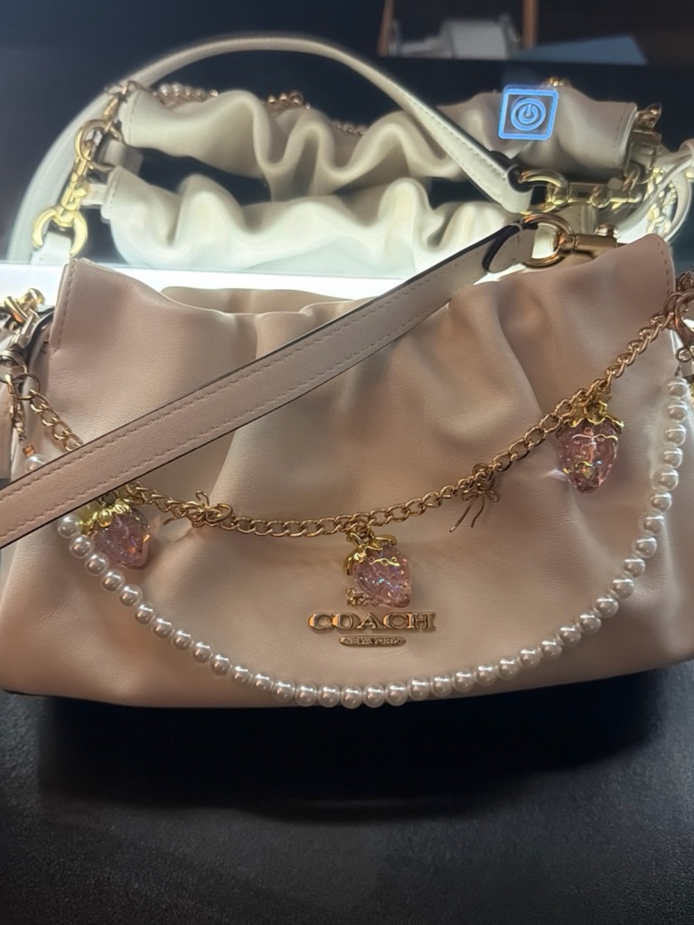 Coach Faye Shoulder Bag With Charm Chain